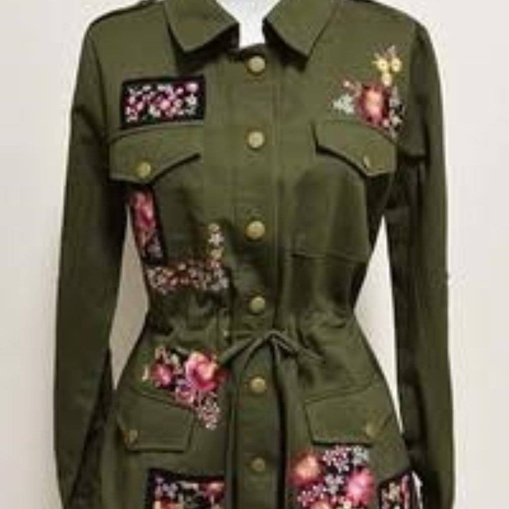 Embroidered Utility Jacket